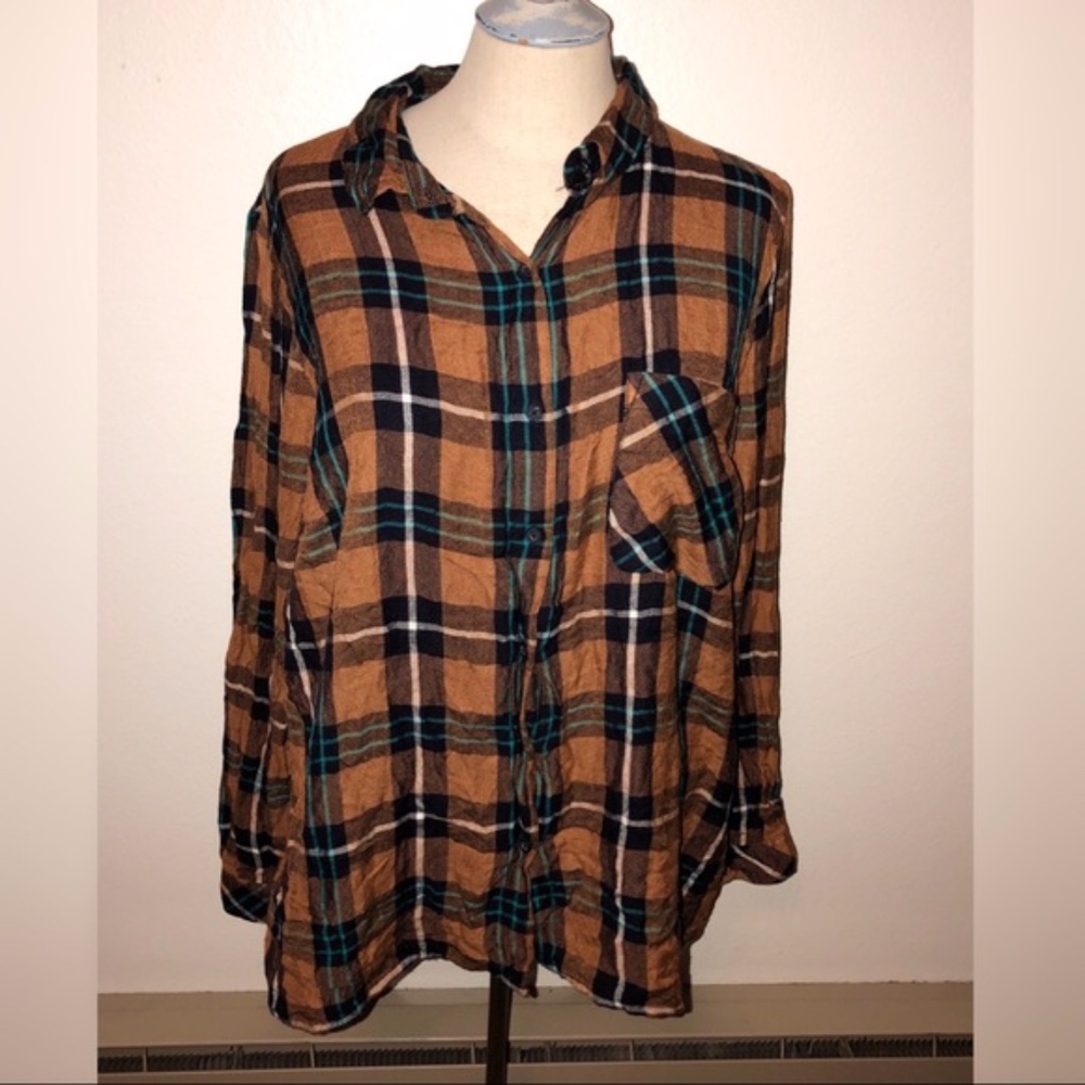 Papaya Weekend Button Up - Picture 2 of 4